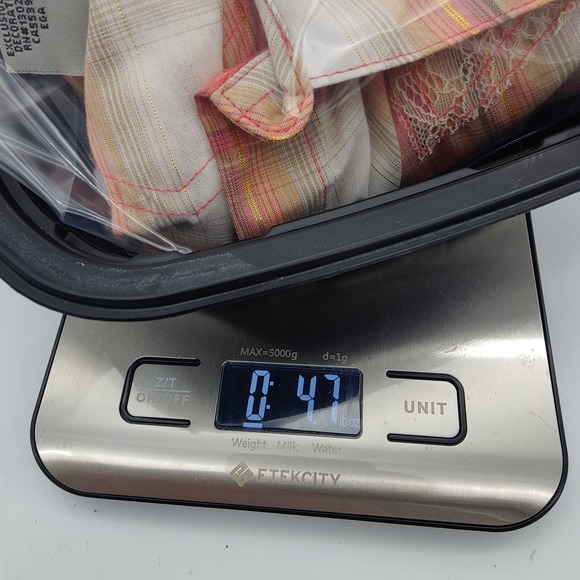 Wrangler Womens Plus XXL Sleeveless Plaid Lace Western Shirt Pink Metallic NEW - Picture 9 of 9